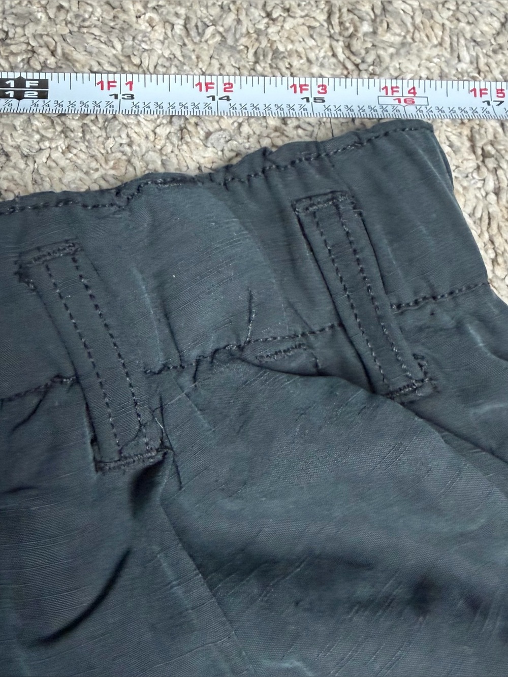 Free People Nothin' to Say Pleated Trousers Large black wide leg pants flowy - Picture 11 of 15
